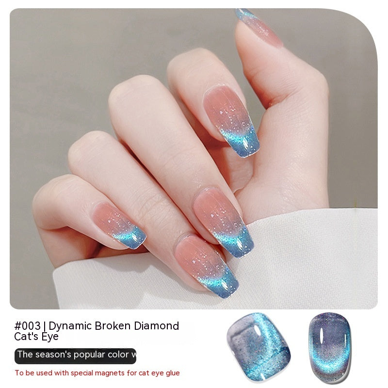 Zhiyana Drill Cat's Eye Nail Polish Glue