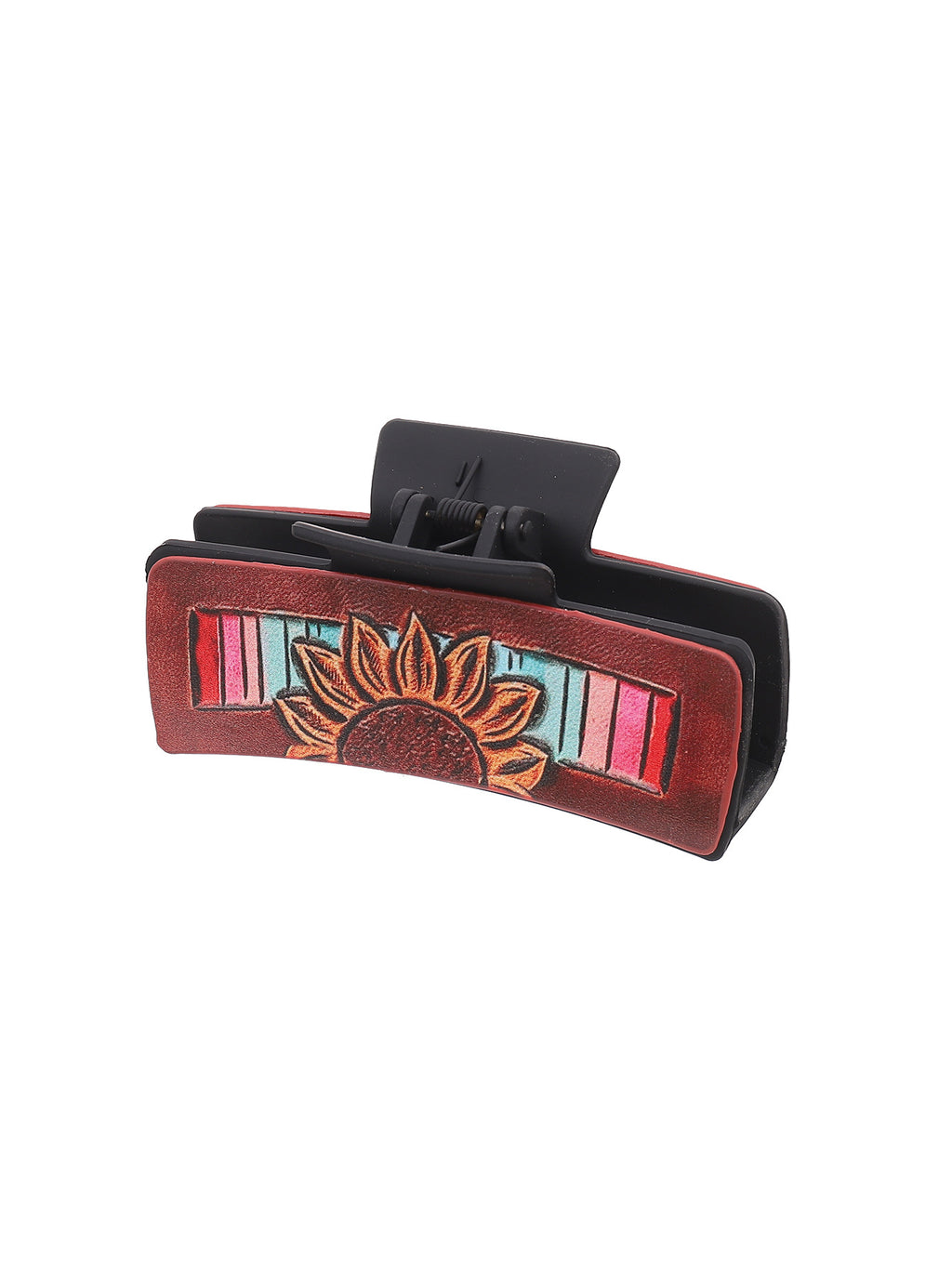 Denim Style Artificial Leather Barrettes Ladies