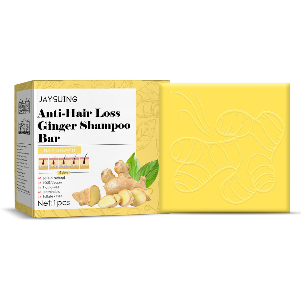 Jaysuing Ginger Dense Hair Shampoo Soap