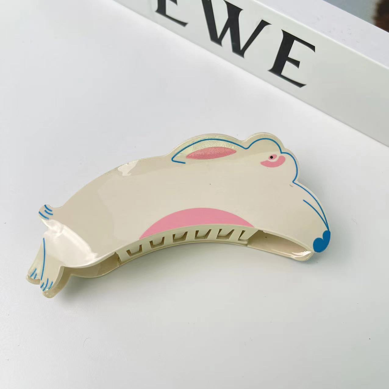 Cute Acetate Rabbit Clip Barrette