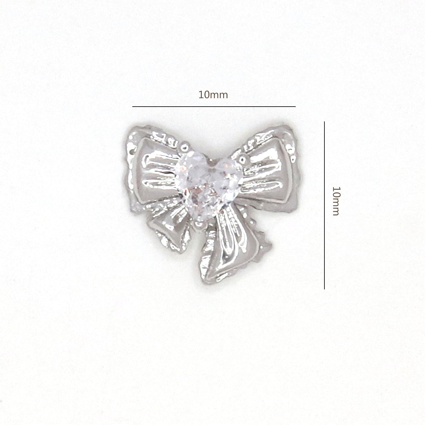 Climate Flowers Bow Zircon Nail Ornament Zircon