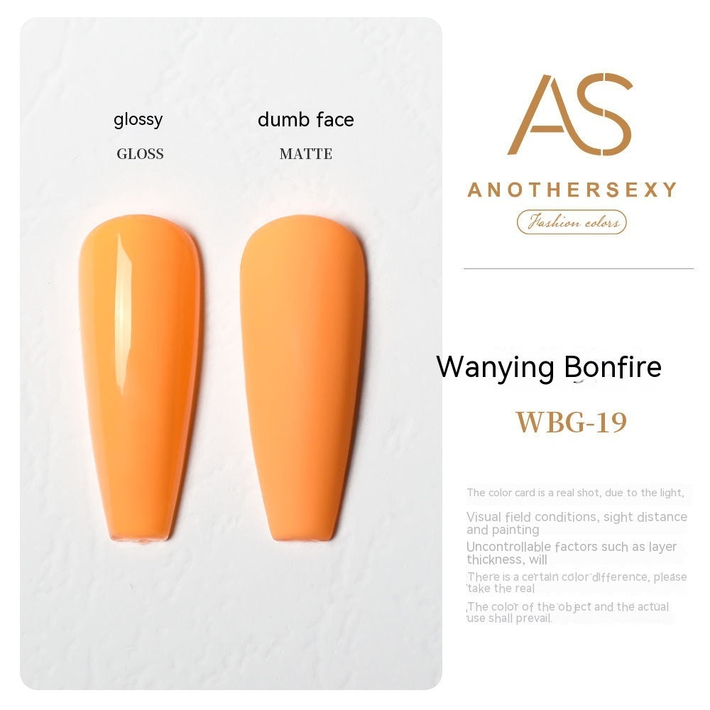 AS Yellow Nail Oil Gel New Whitening Nail Shop Special Set