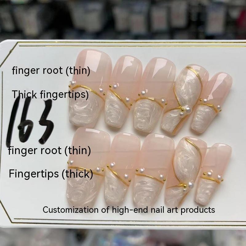 Light Luxury Wear Nail Stickers Finished Product