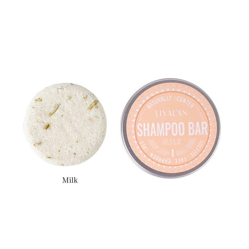LiyaL'an Round Green Tea Soap Shampoo