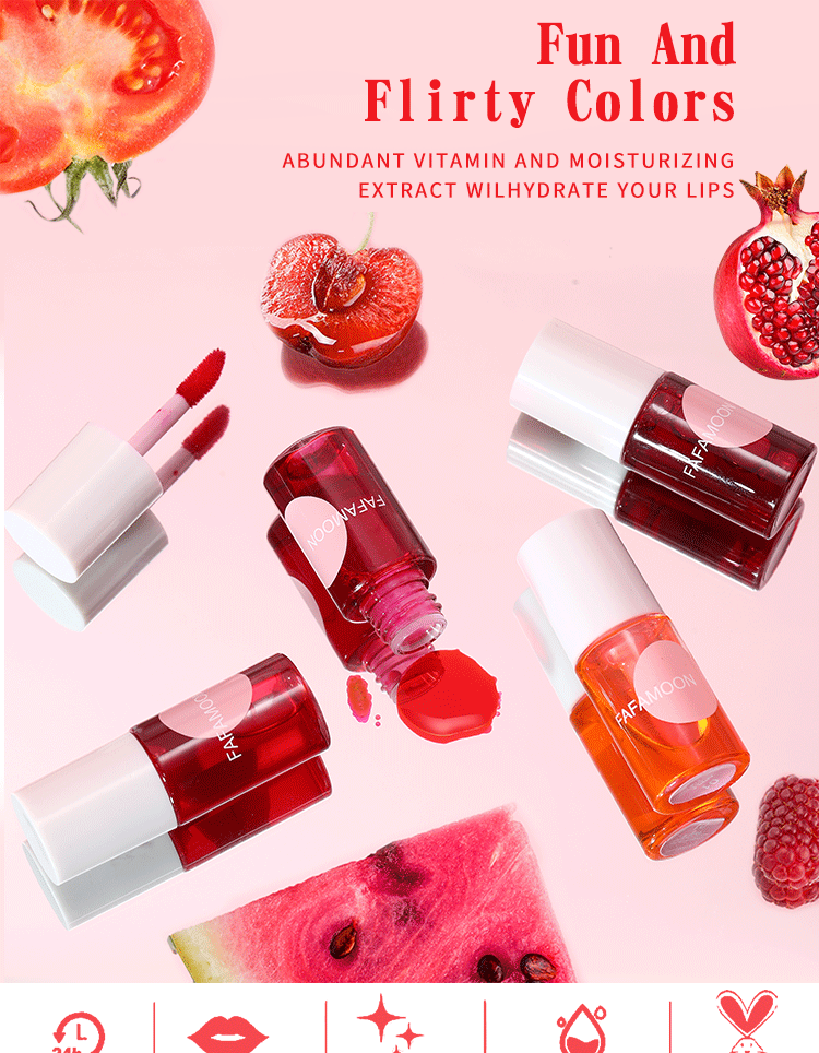 Cross-border Lipstick Water Lip Stain Lip Lacquer Long-lasting Moisturizing Matte Rouge Cheek Dual-use