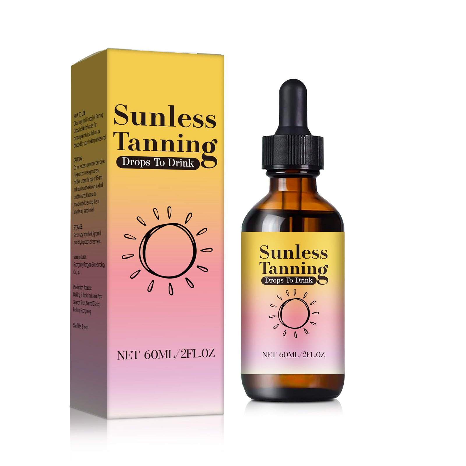 Body Sun Tanning Solid Color Cream Sunbath