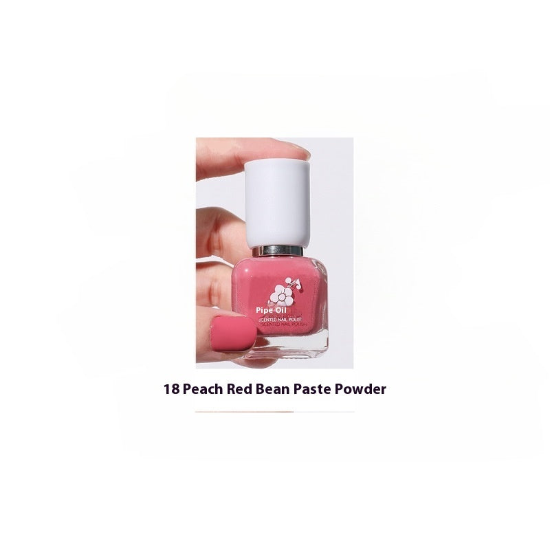 Wutering Water-based Quick-drying Baking-free Long-lasting Tearable Popular Color White Fragrance-retaining Nail Polish