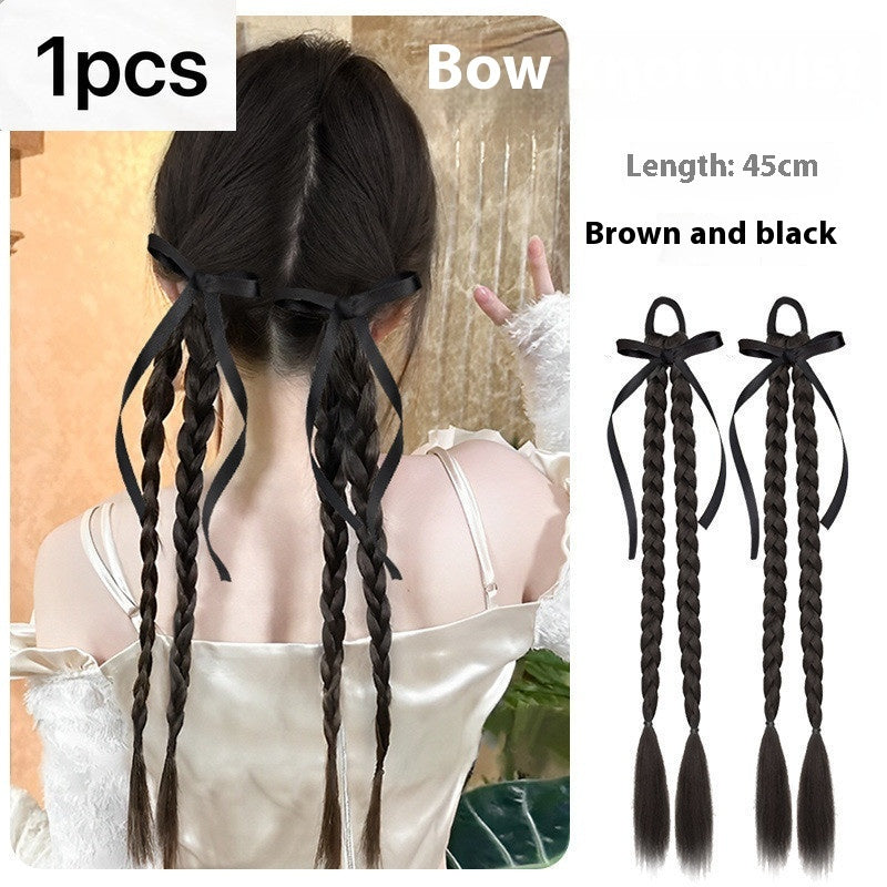 Kick Shuttlecock Fountain High Ponytail Grip Female Hair Volume