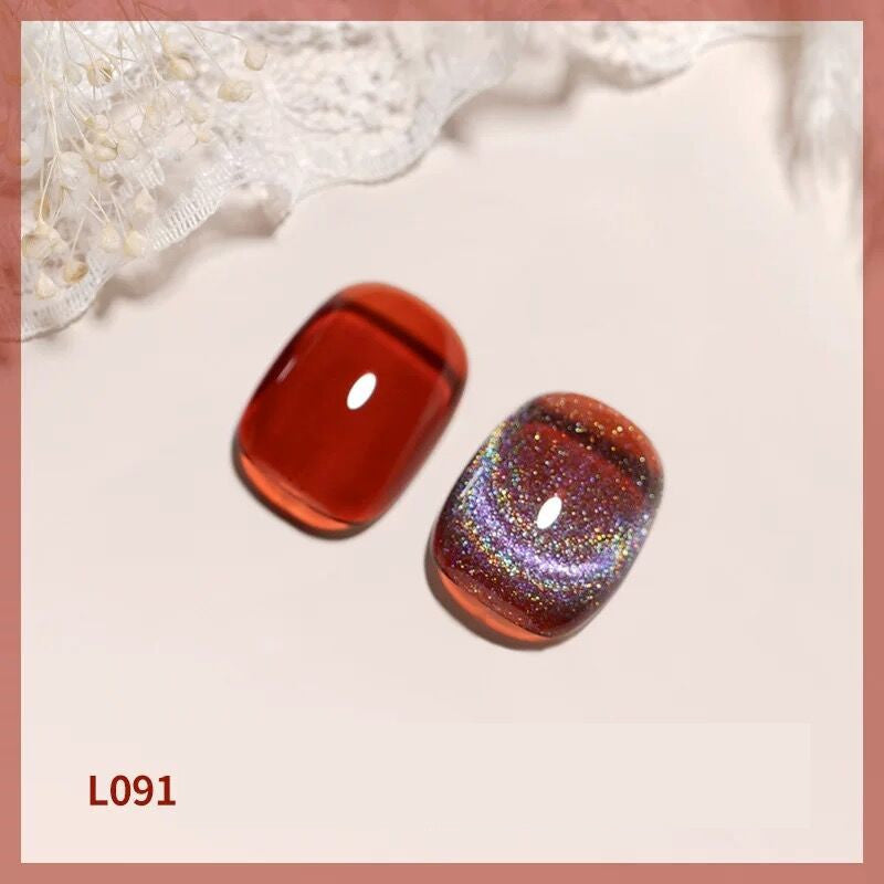 Bole Colorful Laser Cat Eye Nail Polish