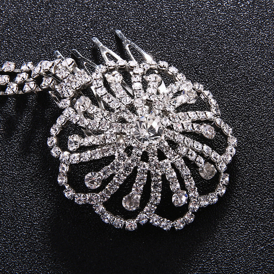 Retro Disc Hair Comb Wedding Dress Accessories