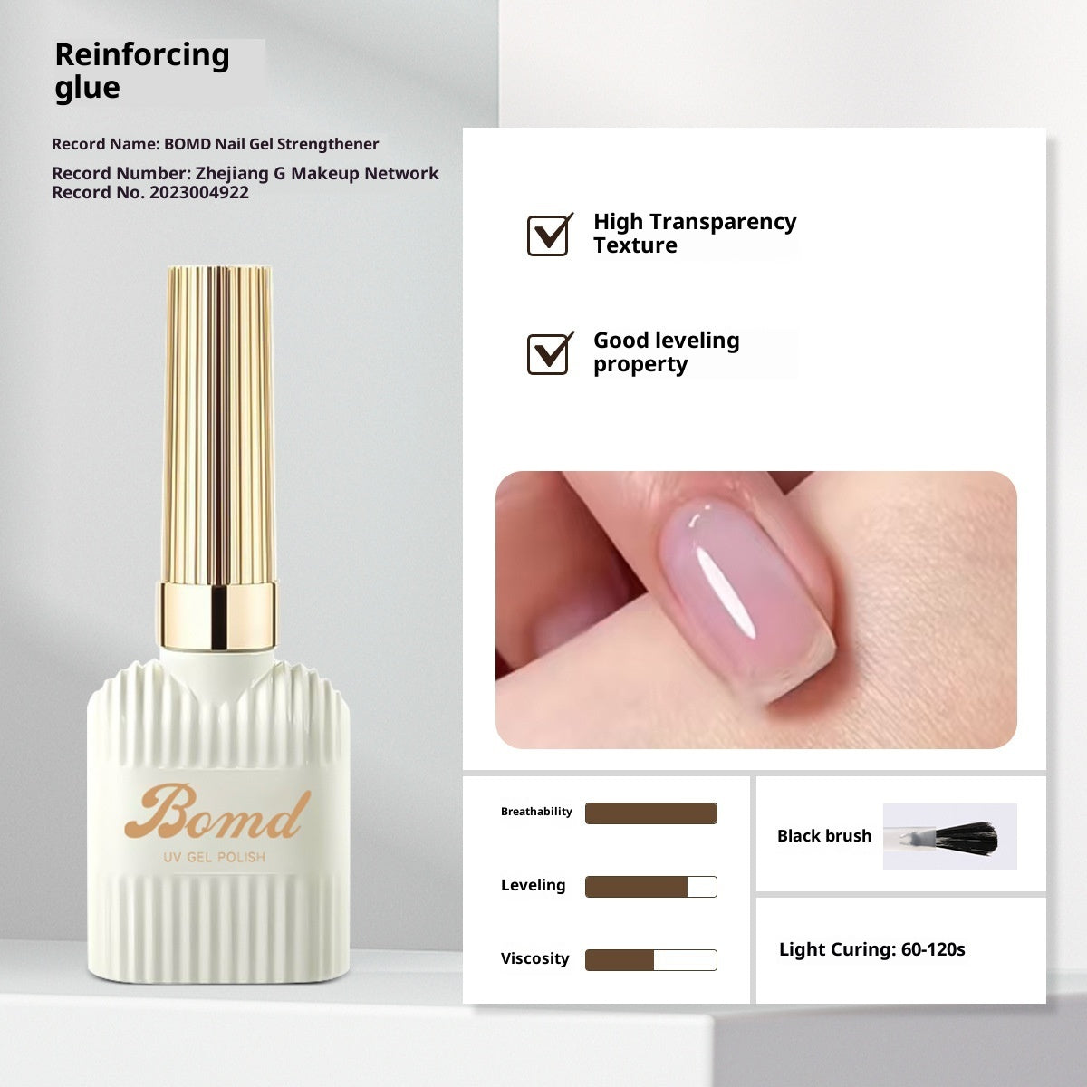 Bomd Construction Of Nail Polish Adhesive By Smudging Of Primer And Seal Coat