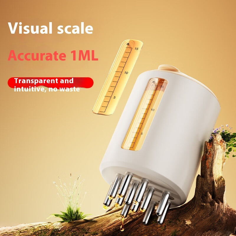 Red Light Low Current Introduction Vibration Massager Liquid Guide Comb