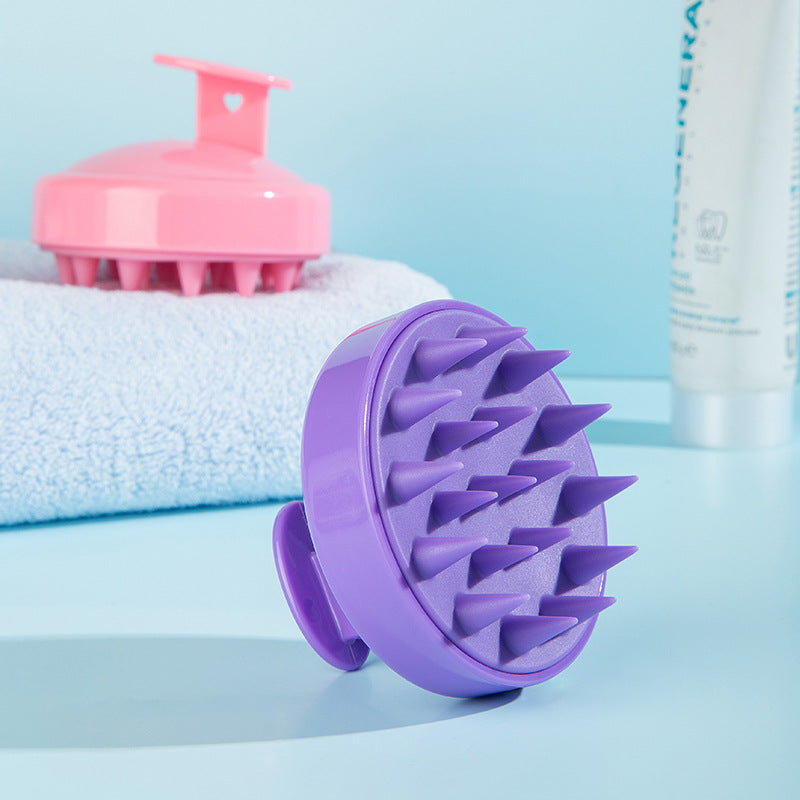Head Massage Brush Shampoo Comb Soft Rubber