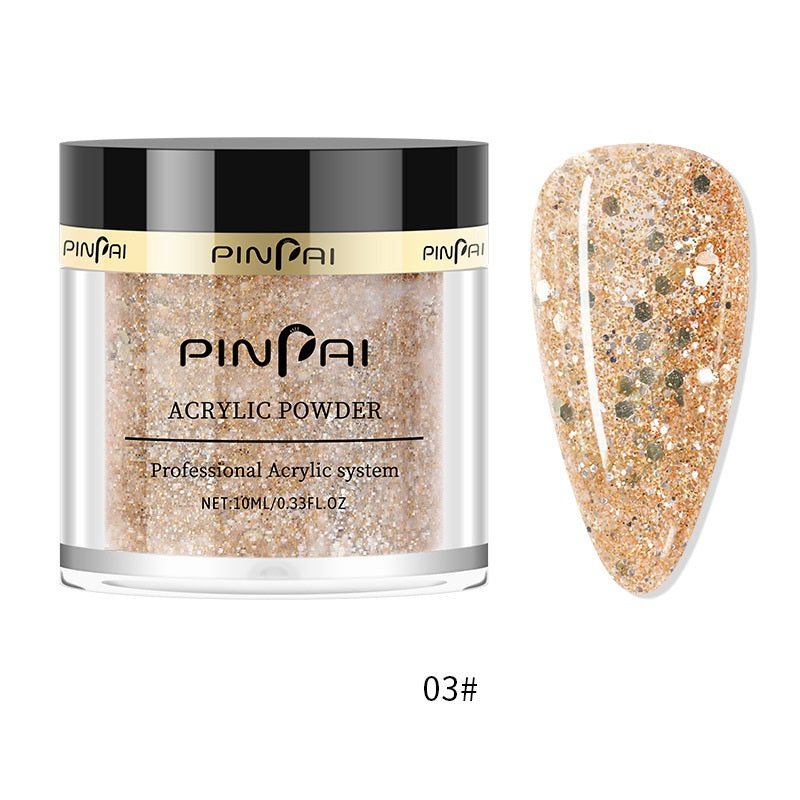 Pinpai Extends Sticky Drilling Nail Art Crystal Powder