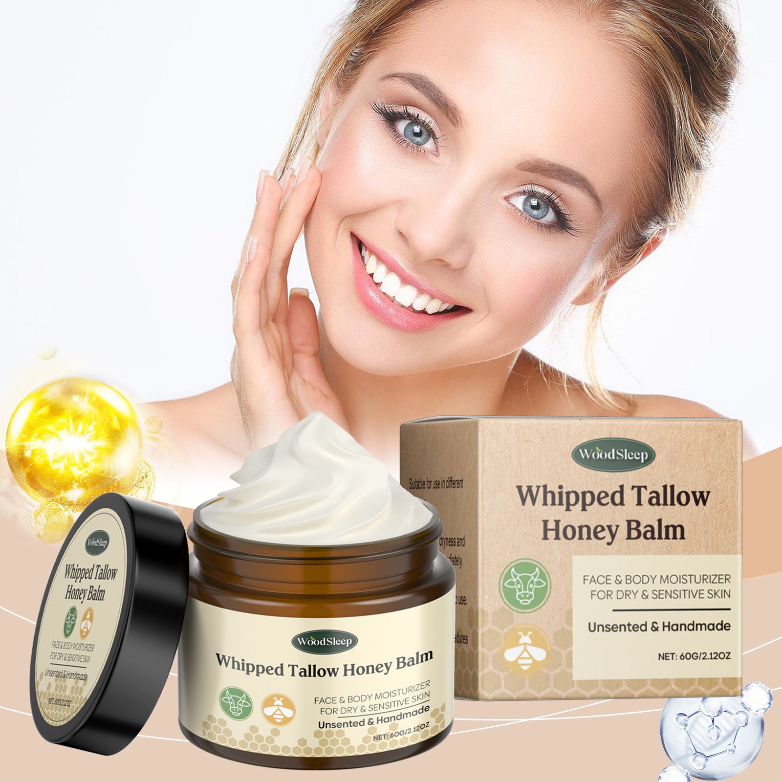 Multifunctional Skin Moisturizing Cream Gentle