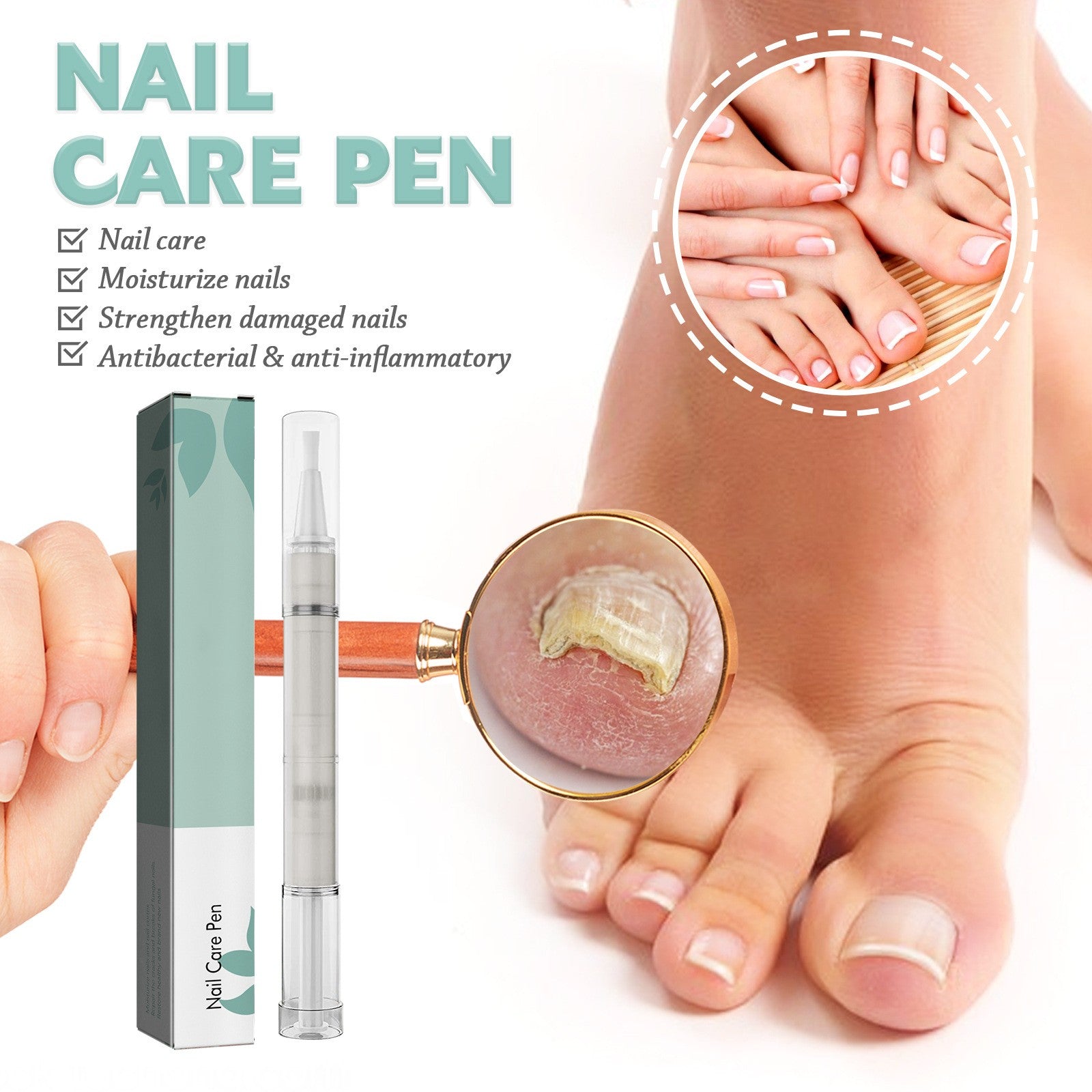 Nail Repair Pen Nail Removal Dead Skin Barbed Moisturizing Repair Pen