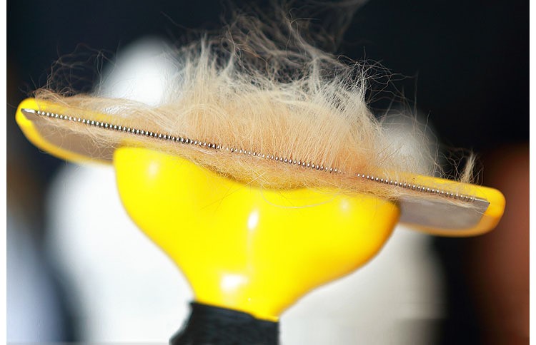 Pet Plastic Hair Cleaner Comb Brush