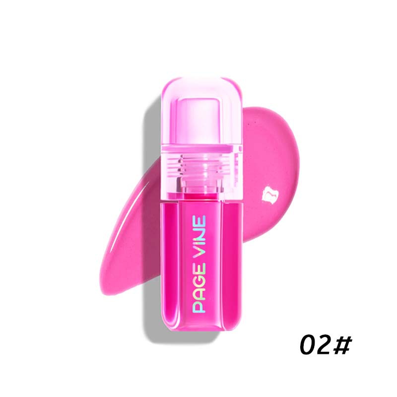 PageWine Liquid Blush Highlight Dual-use Lip Lacquer Color Rendering
