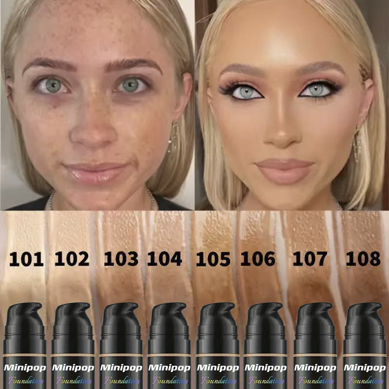 Concealing Hydrating Waterproof Long-lasting Oil-control Foundation
