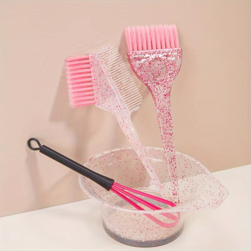 Hair Treatment Oil Transparent Hair Dye Comb Hair Salon Highlighting Tool