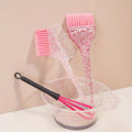 Hair Treatment Oil Transparent Hair Dye Comb Hair Salon Highlighting Tool