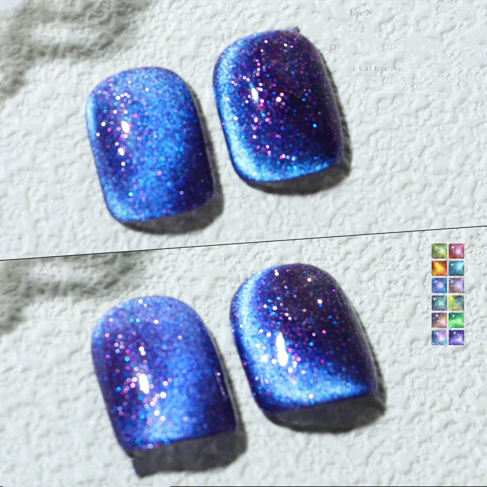 Misscheering Aurora Mystical Galaxy Cat-Eye Shiny Nail Gel Polish