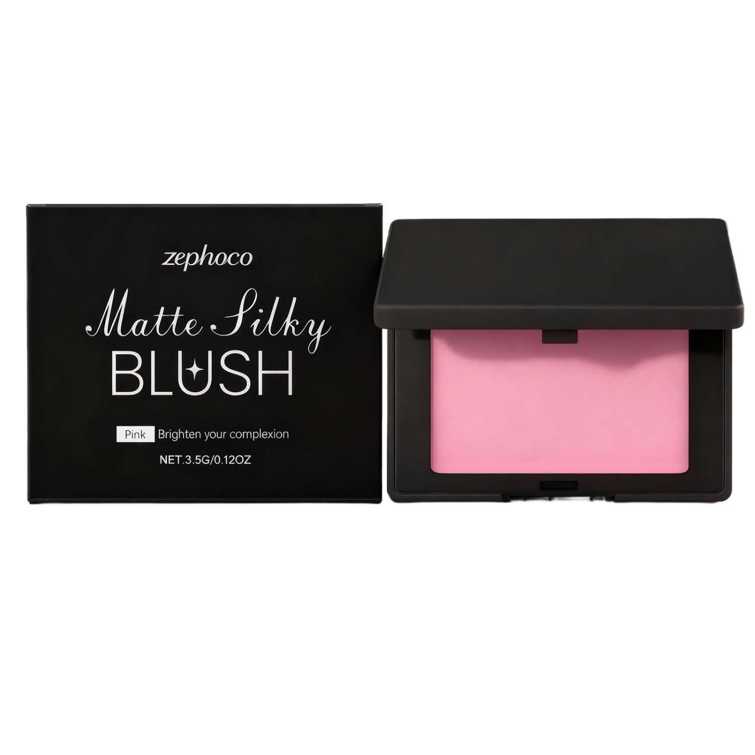 Zephoco Matte Silky Blush Dark Red