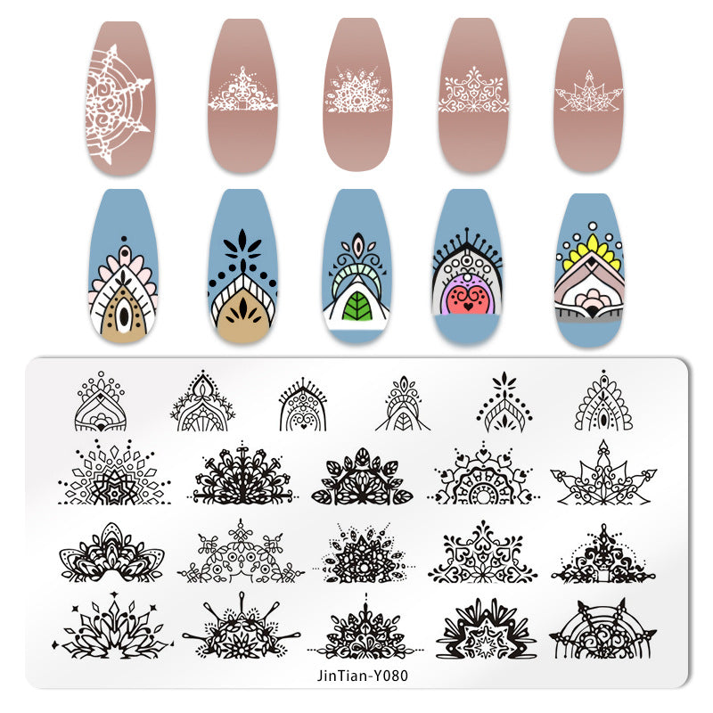 Japanese Nail Print Steel Plate