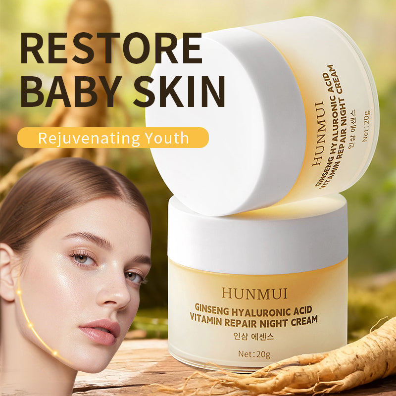 HUNMUI Ginseng Hyaluronic Acid Vitamin Night Cream 20g