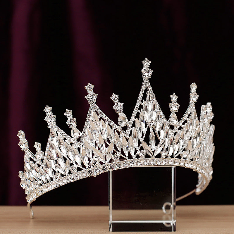 European Baroque Crown Luxury Exquisite Rhinestone Headwear