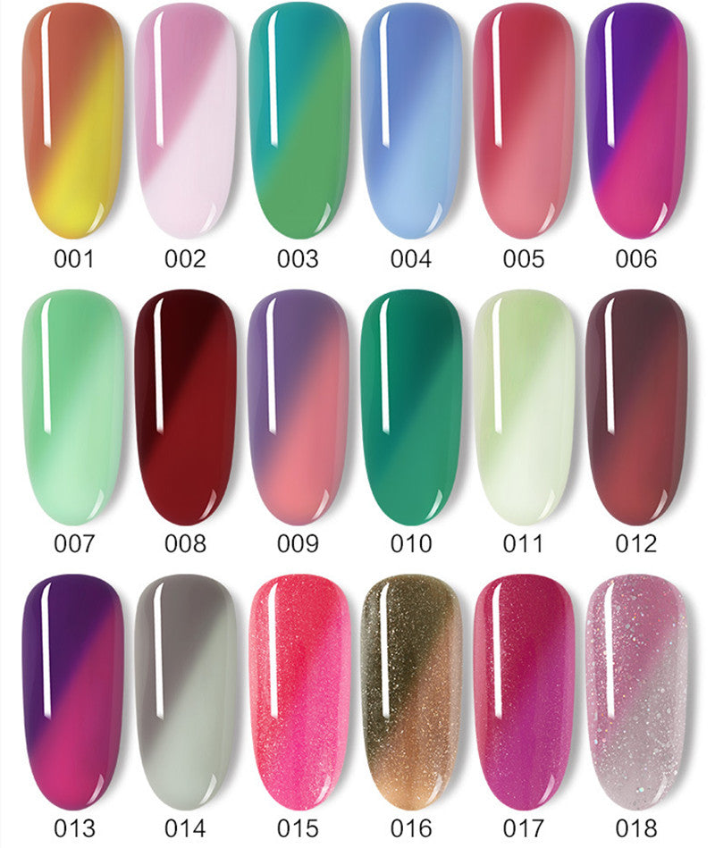 Sioux Autumn And Winter Popular Colors Are Durable And Waterproof Temperature Changing Nail Polish