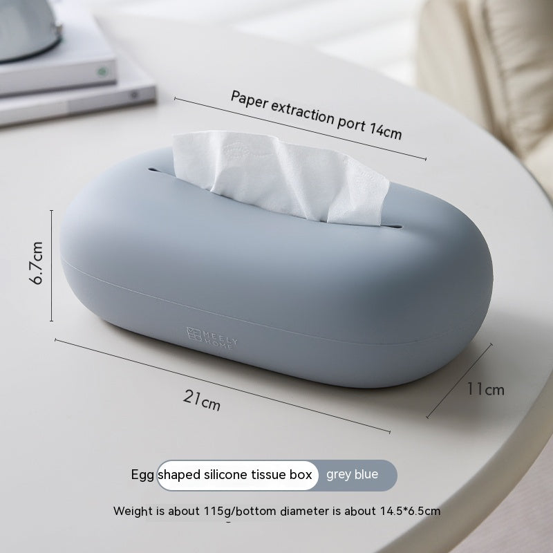 Household Cream Style Silicone Tissue Box
