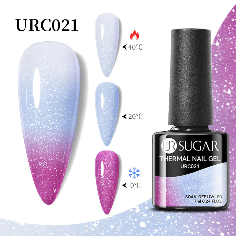 UR Sugar Autumn And Winter New Temperature Change UV Polish Cold And Warm Gradient Nail Glue
