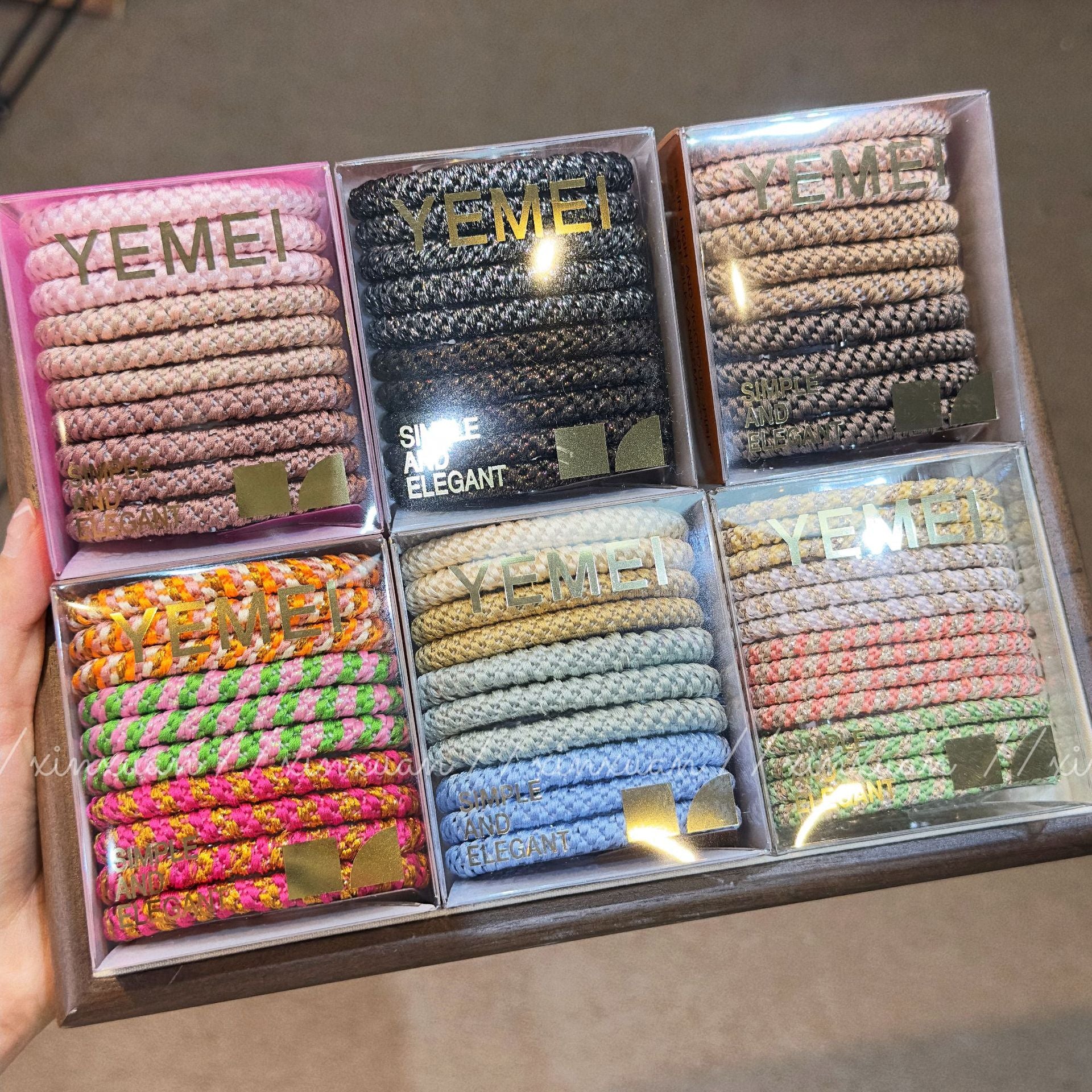 High Elastic Woven Rubber Band For Women Thick And Durable