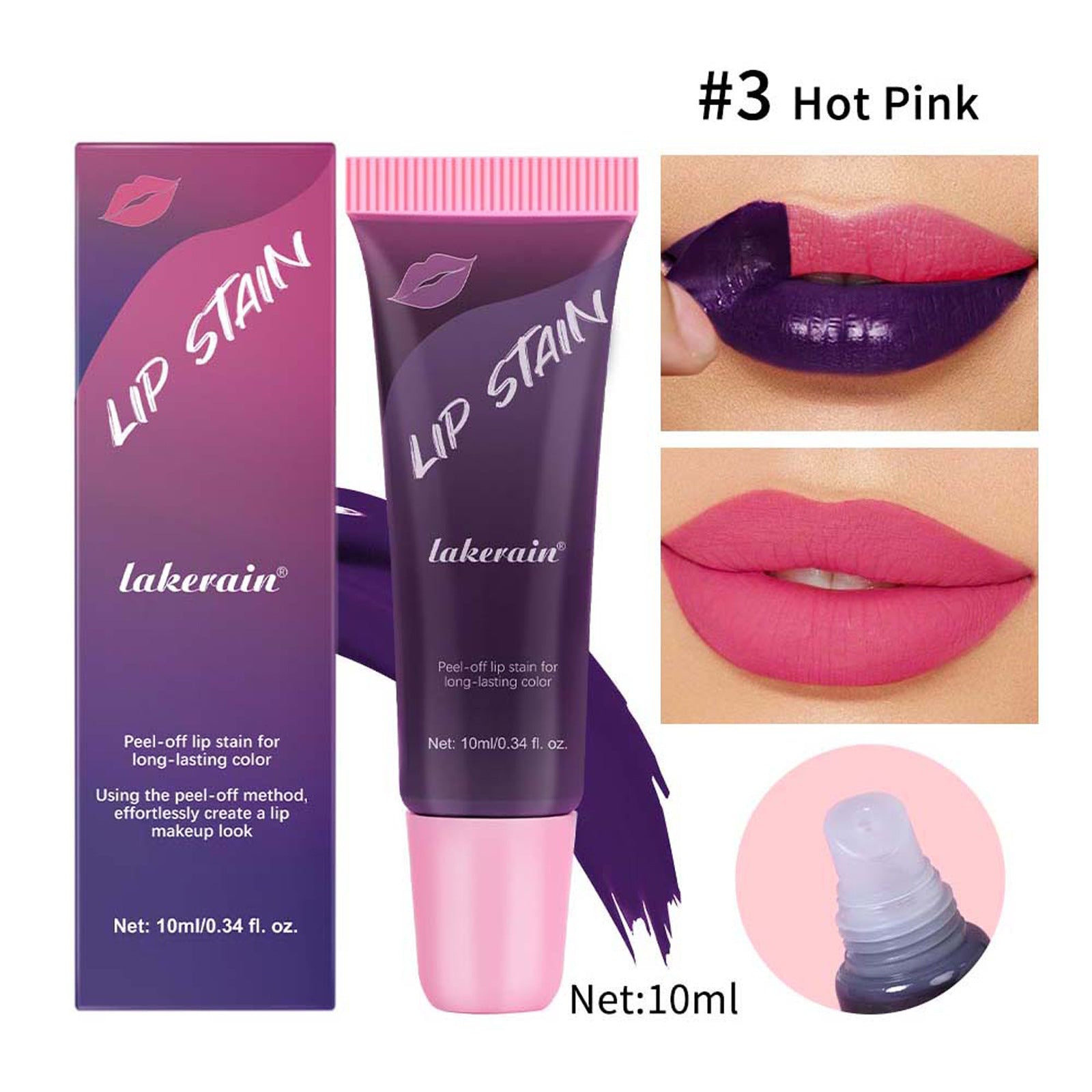 Hose Tear And Pull Lip Gloss Matte Finish Easy To Color