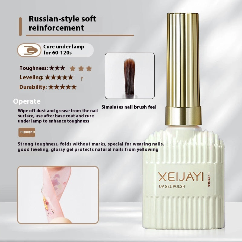 XEIJAYI Glass Sealing Layer Reinforced Bottom Nail Tip Adhesive Wear Nail Polish Gel