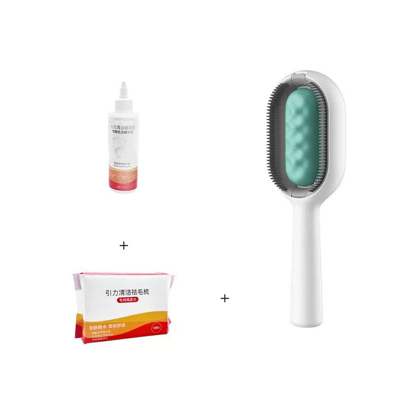Gravity Hair Removal With Water Injection Cleaning Comb