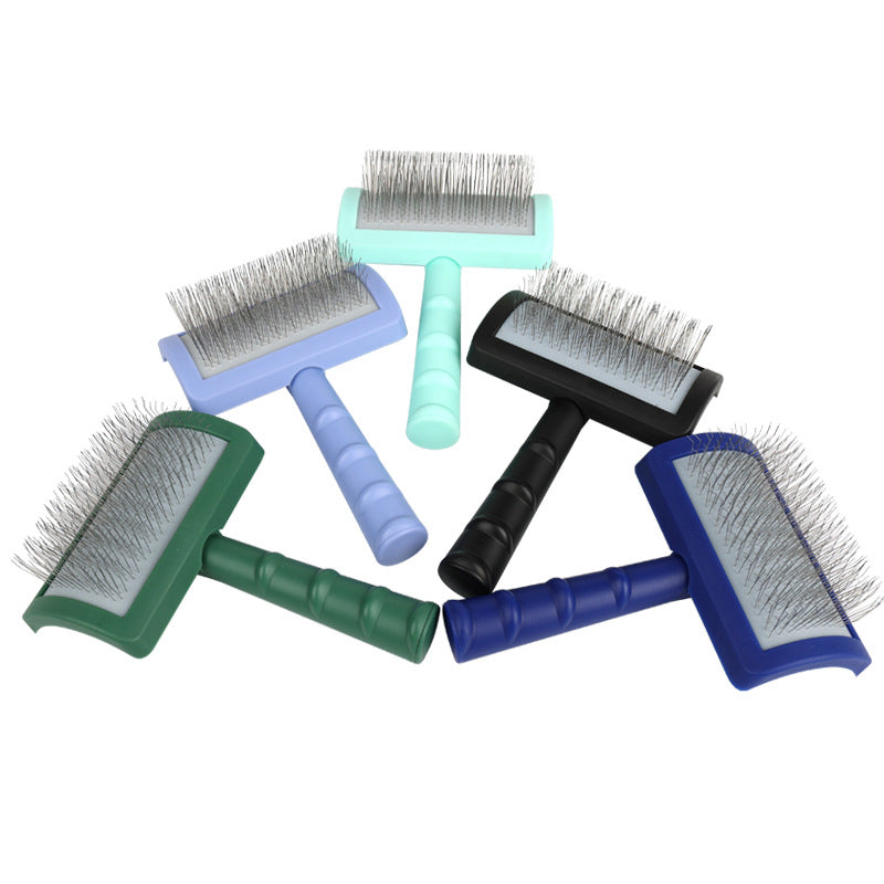 Pet Needle Comb Dog Brushed Curved Dog Comb