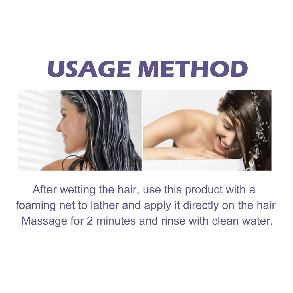 Biotin Purple Shampoo Soap Scalp Cleaning And Repairing Hair