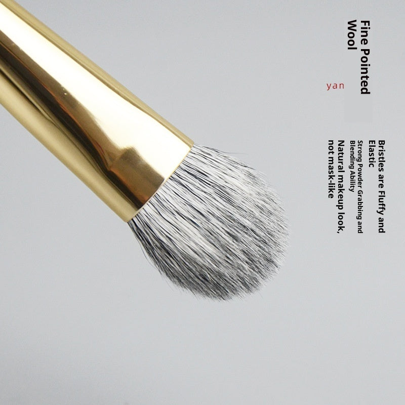 Heart-shaped Highlighter Brush Tongue-shaped Blending Blush Brush Makeup