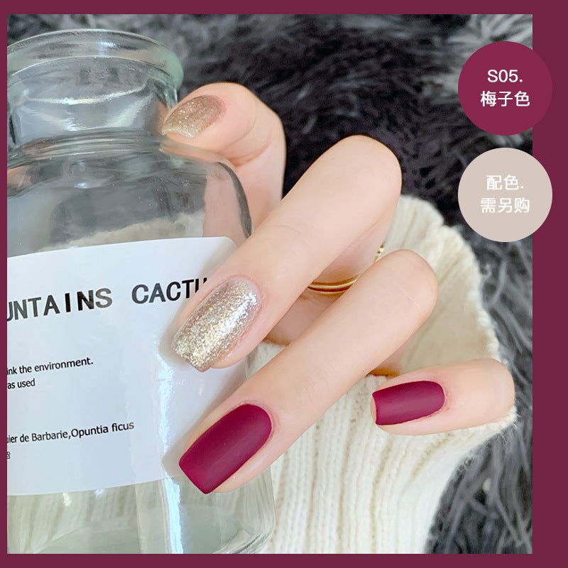 Maxfine Water-based Matte Nail Polish Autumn And Winter Color Matte Matte Texture
