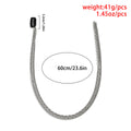 Trendy Street Shooting Geometric Metal Chain Side Clip Hairband