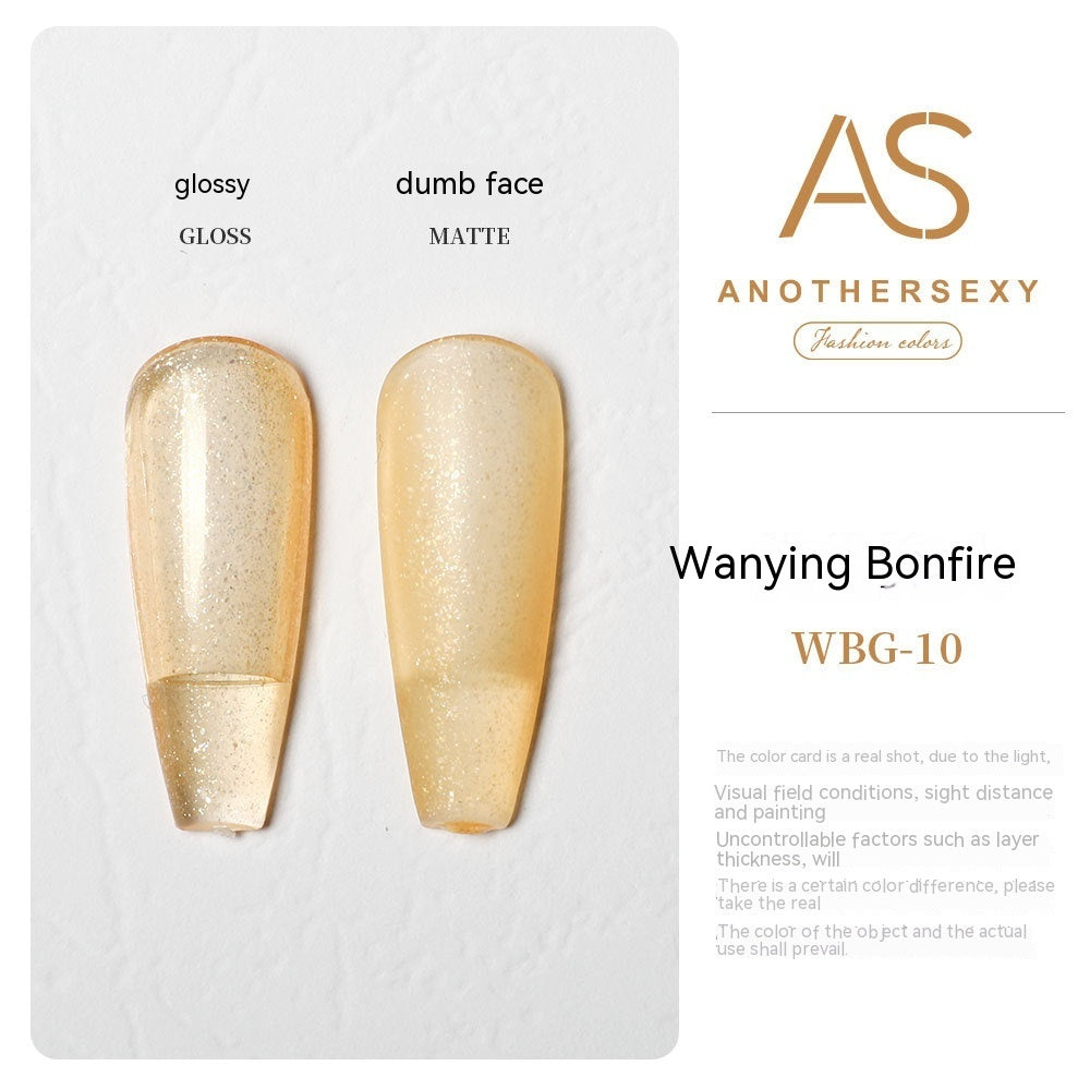 AS Yellow Nail Oil Gel New Whitening Nail Shop Special Set