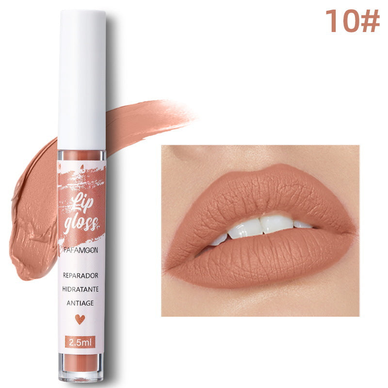 New No Stain On Cup Long-lasting Matte Non-fading Matte Velvet Lip Gloss