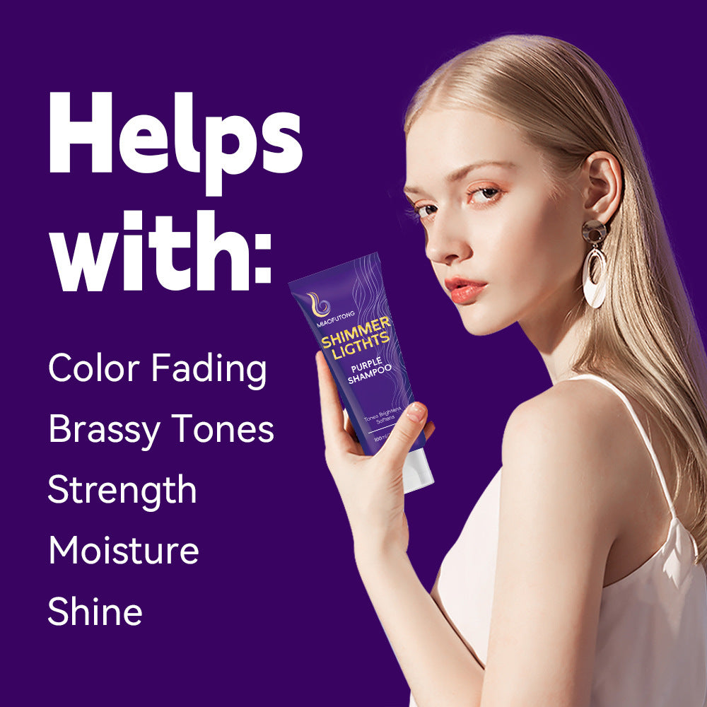 Solid Color Lock Color Hair Dyeing Shampoo Smooth