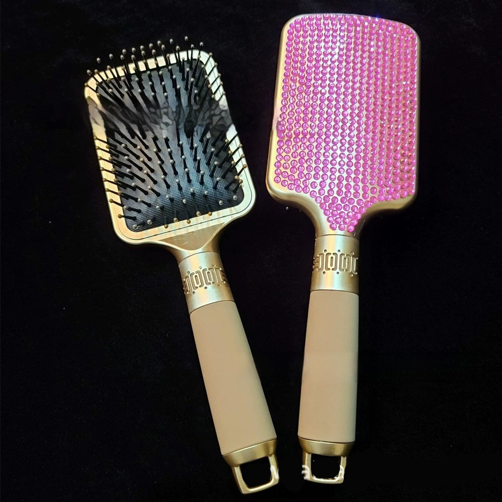 Airbag Massage Comb Air Cushion Comb Stick-on Crystals Hairdressing Supplies