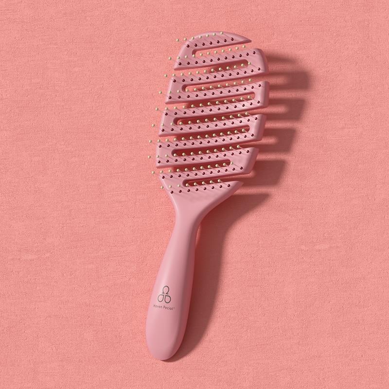 Anti-knotting Fluffy Anti-static Curved Comb Reduces Hair Loss