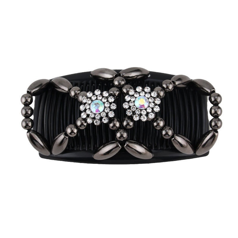 Fashionable And Changeable Women's Double Row Hair Comb Hair Band