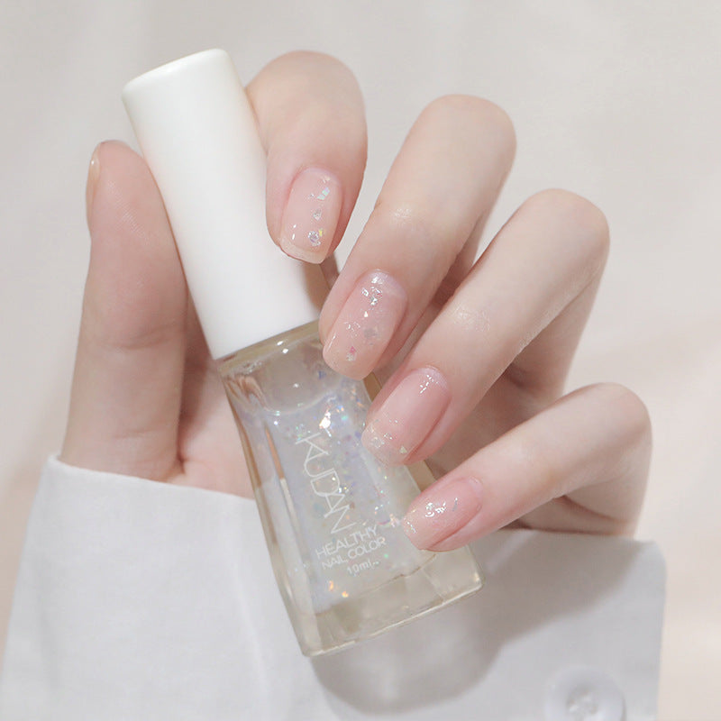 Kudan Water-based Odorless Peel-off No-bake Fast-drying Clear Nail Polish