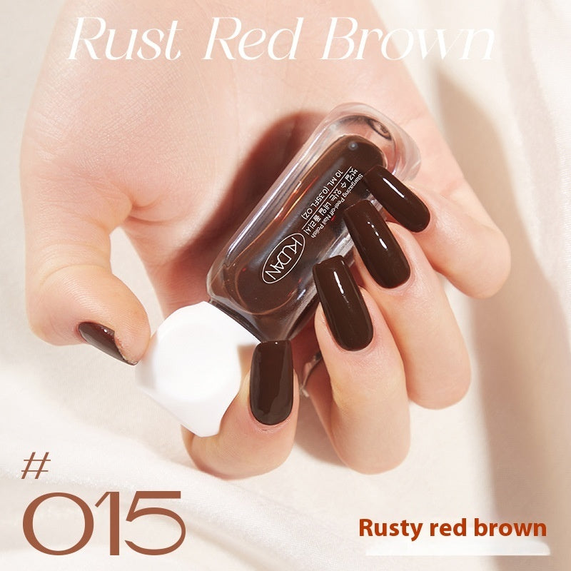 Kudan Water-based Nail Polish Peelable Quick-drying Baking-free Long-lasting Summer Macaron Popular Color